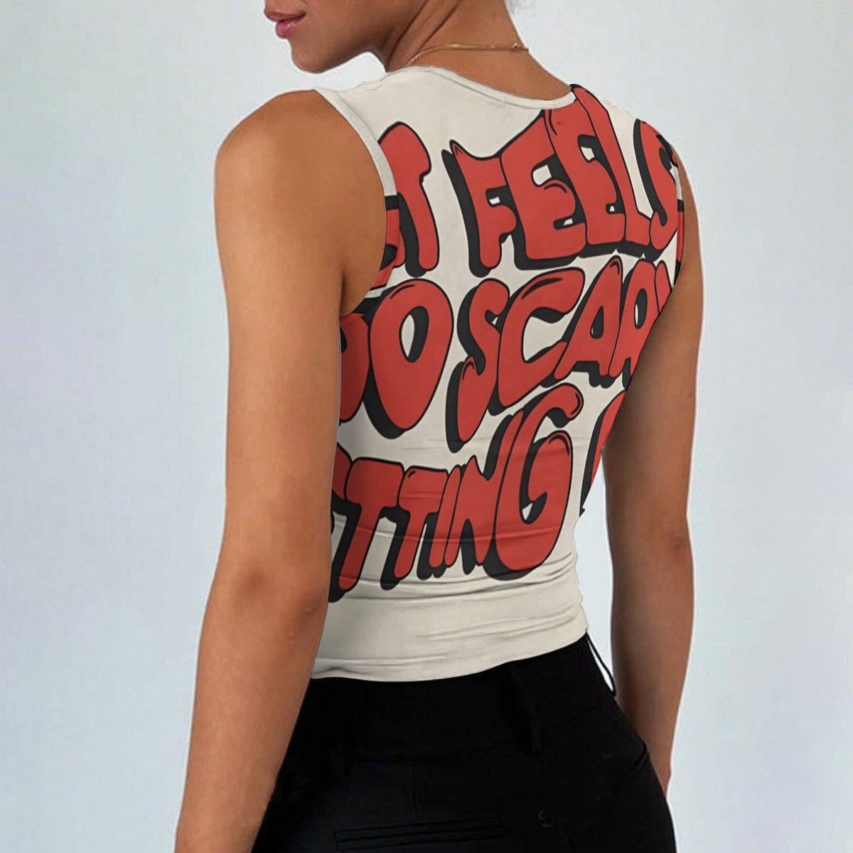 All-Over Print Women’s Sleeveless Square Neck Tank Top