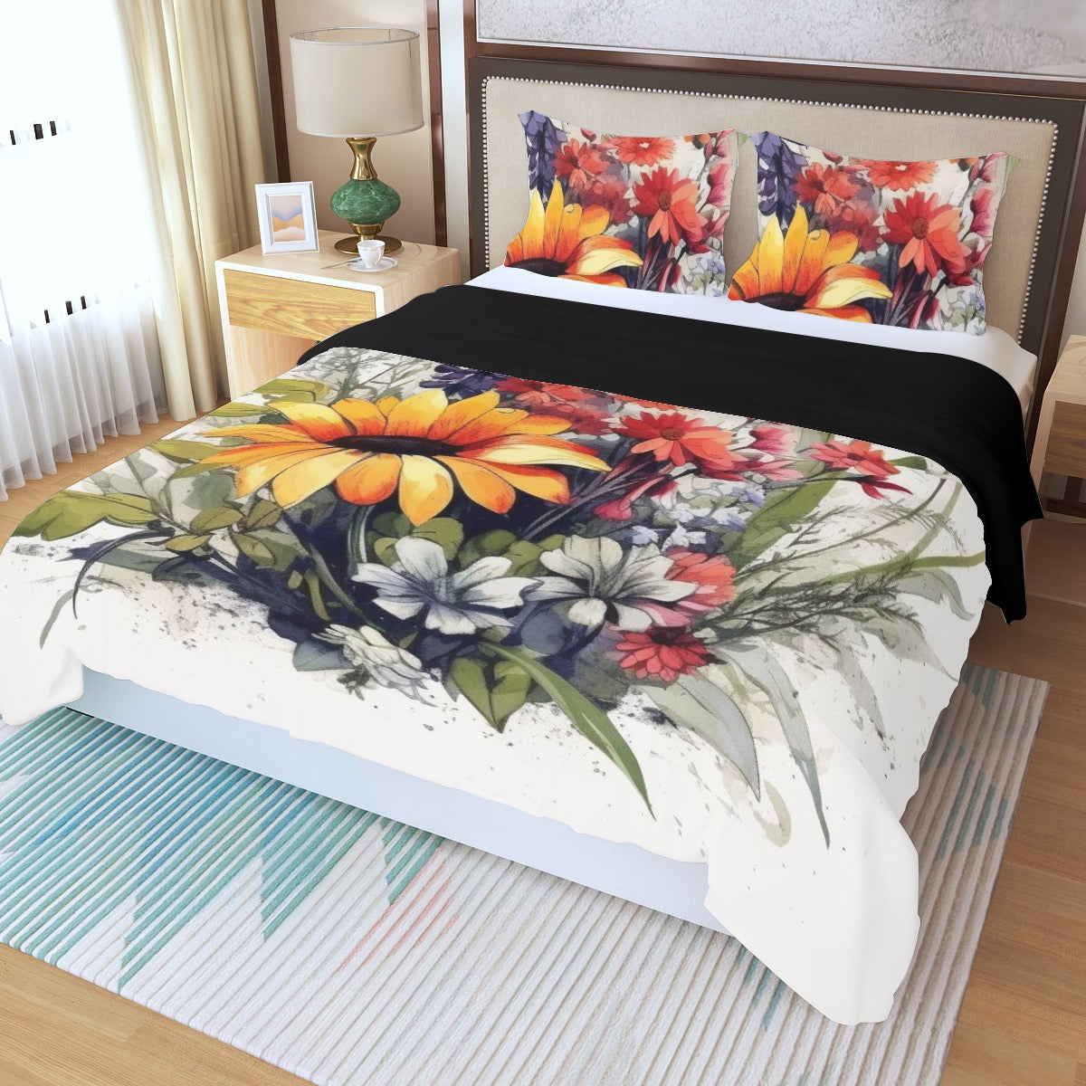 Three Piece Duvet Bedding Set