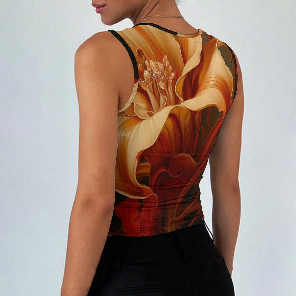 All-Over Print Women’s Sleeveless Square Neck Tank Top