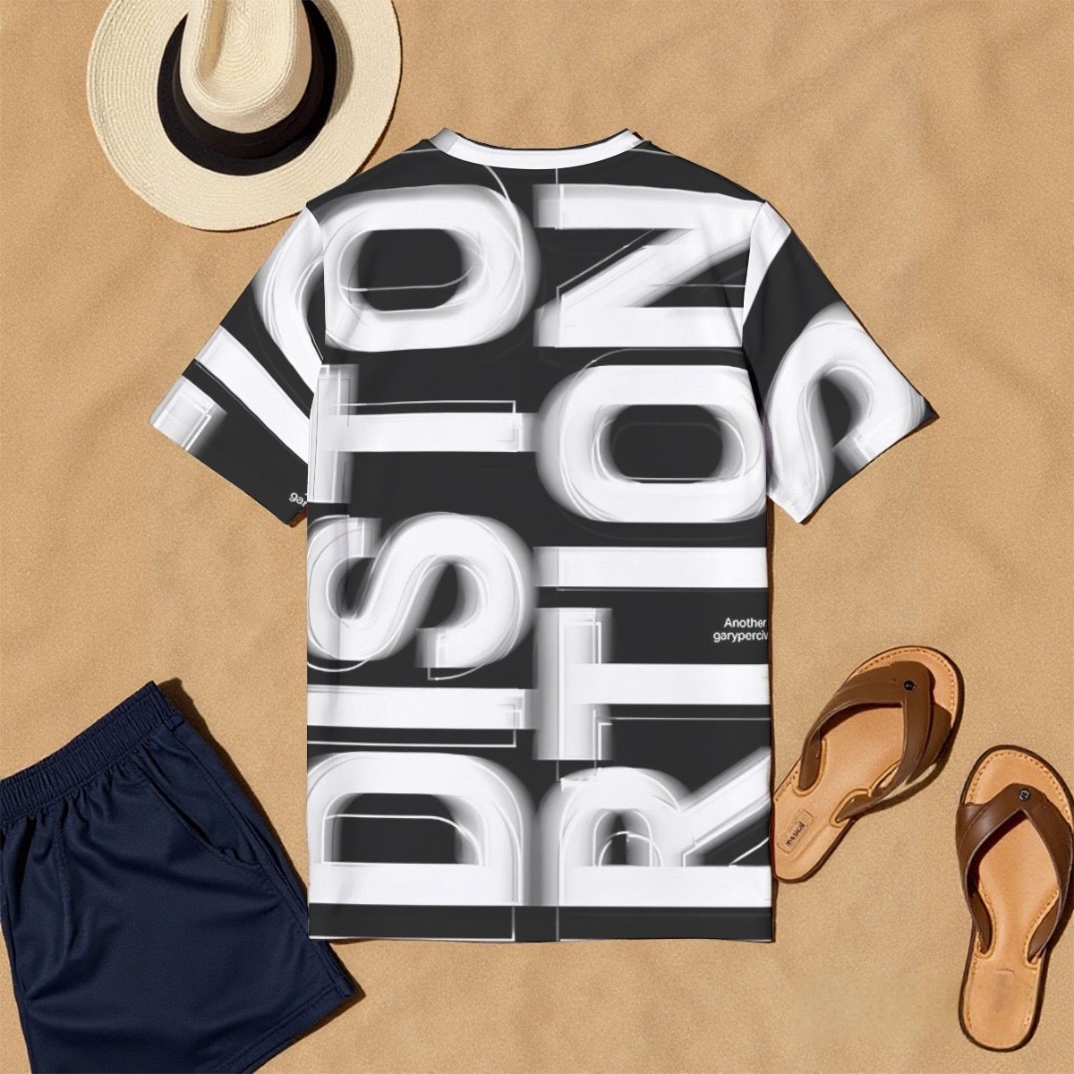 All-Over Print Men's O-Neck T-Shirt | 190GSM Cotton