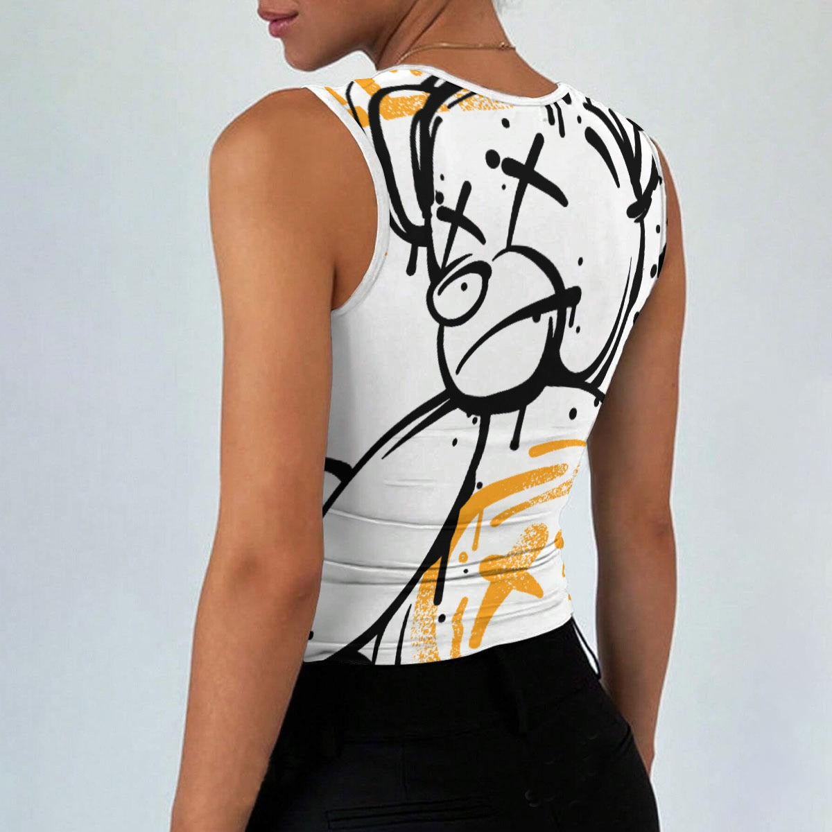 All-Over Print Women’s Sleeveless Square Neck Tank Top