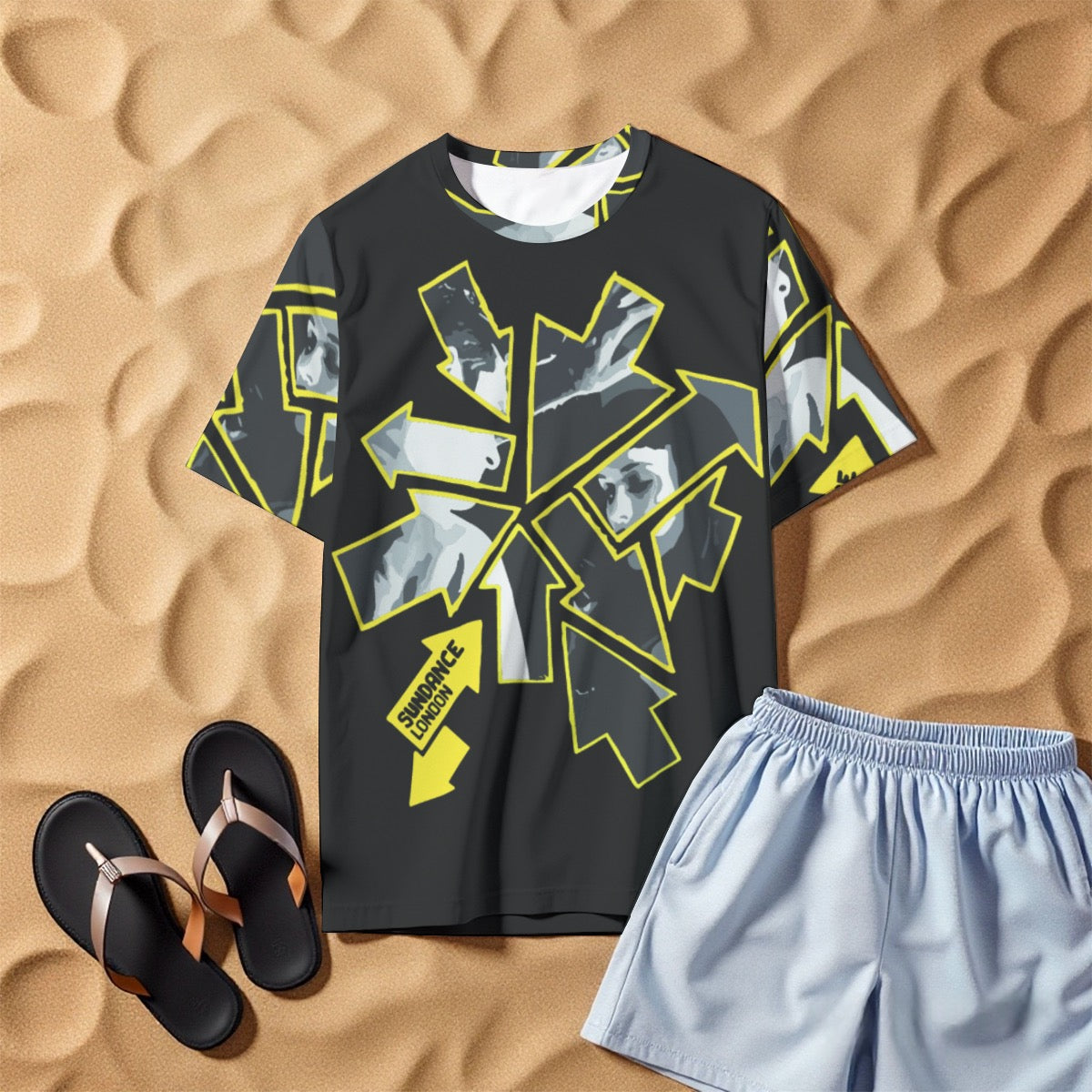 All-Over Print Men's O-Neck T-Shirt | 190GSM Cotton
