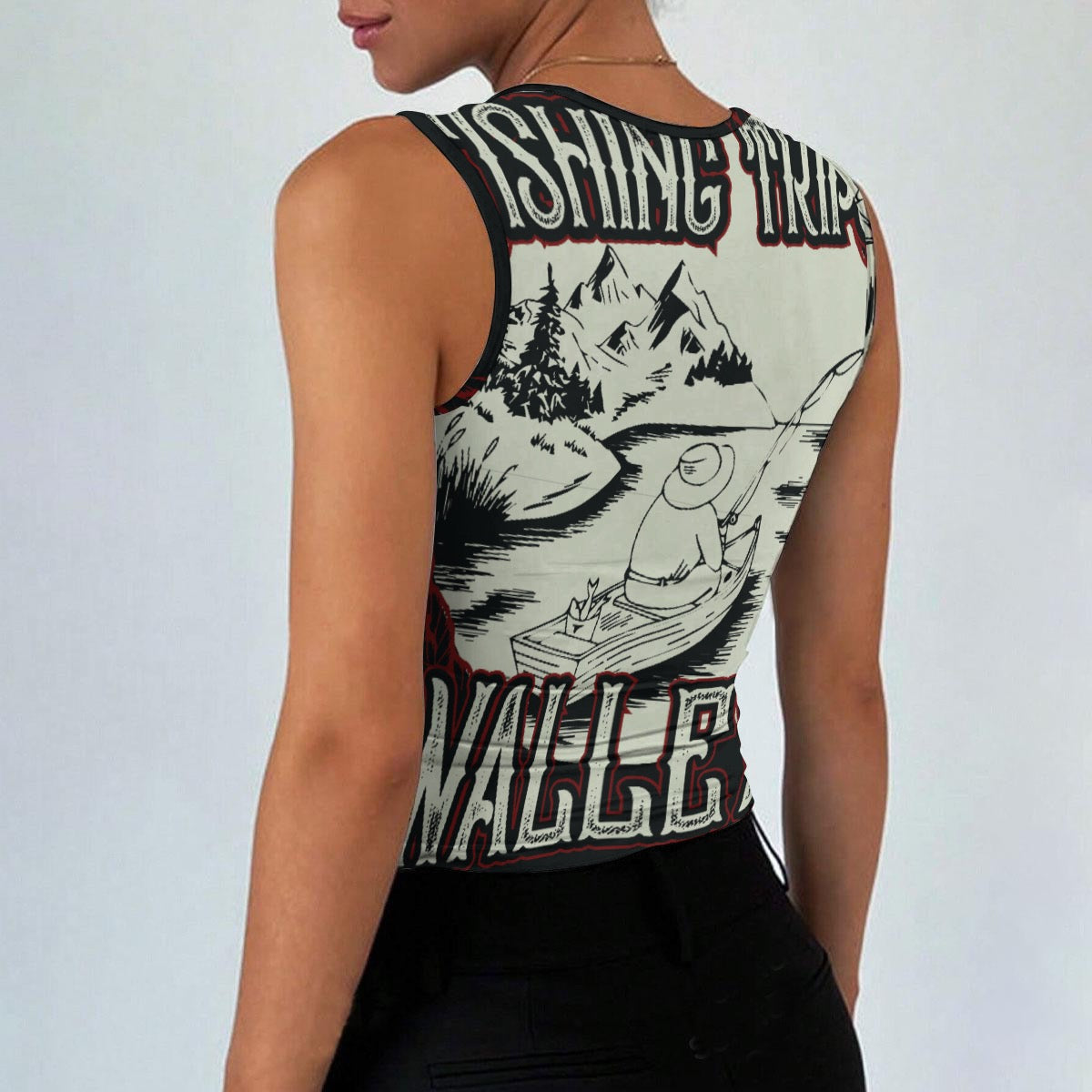 All-Over Print Women’s Sleeveless Square Neck Tank Top