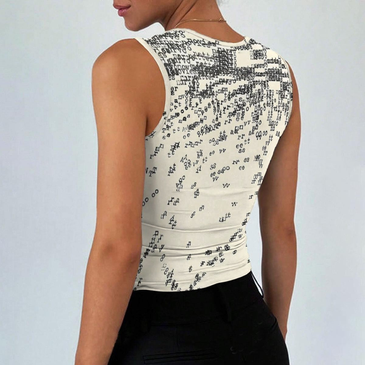 All-Over Print Women’s Sleeveless Square Neck Tank Top