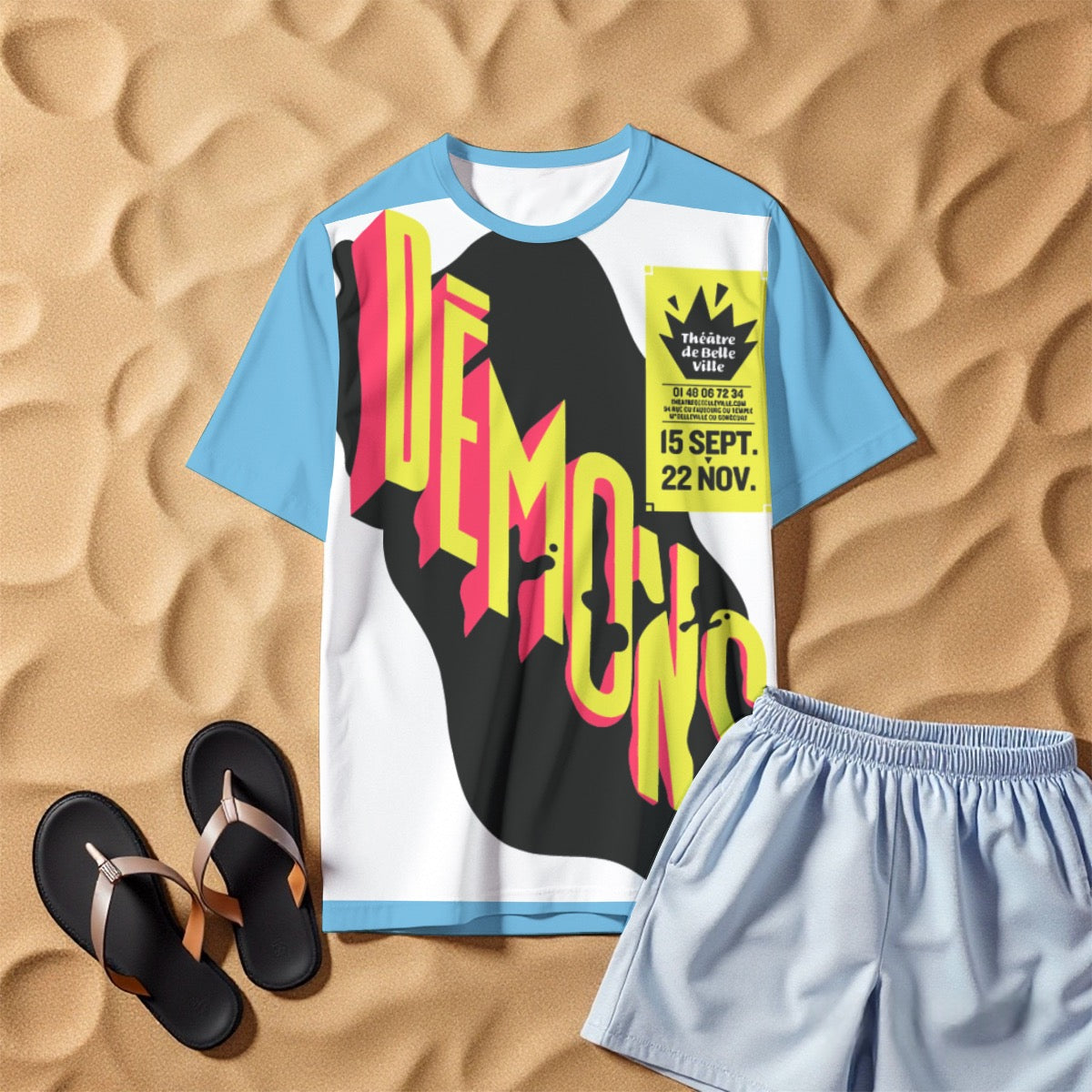 All-Over Print Men's O-Neck T-Shirt | 190GSM Cotton