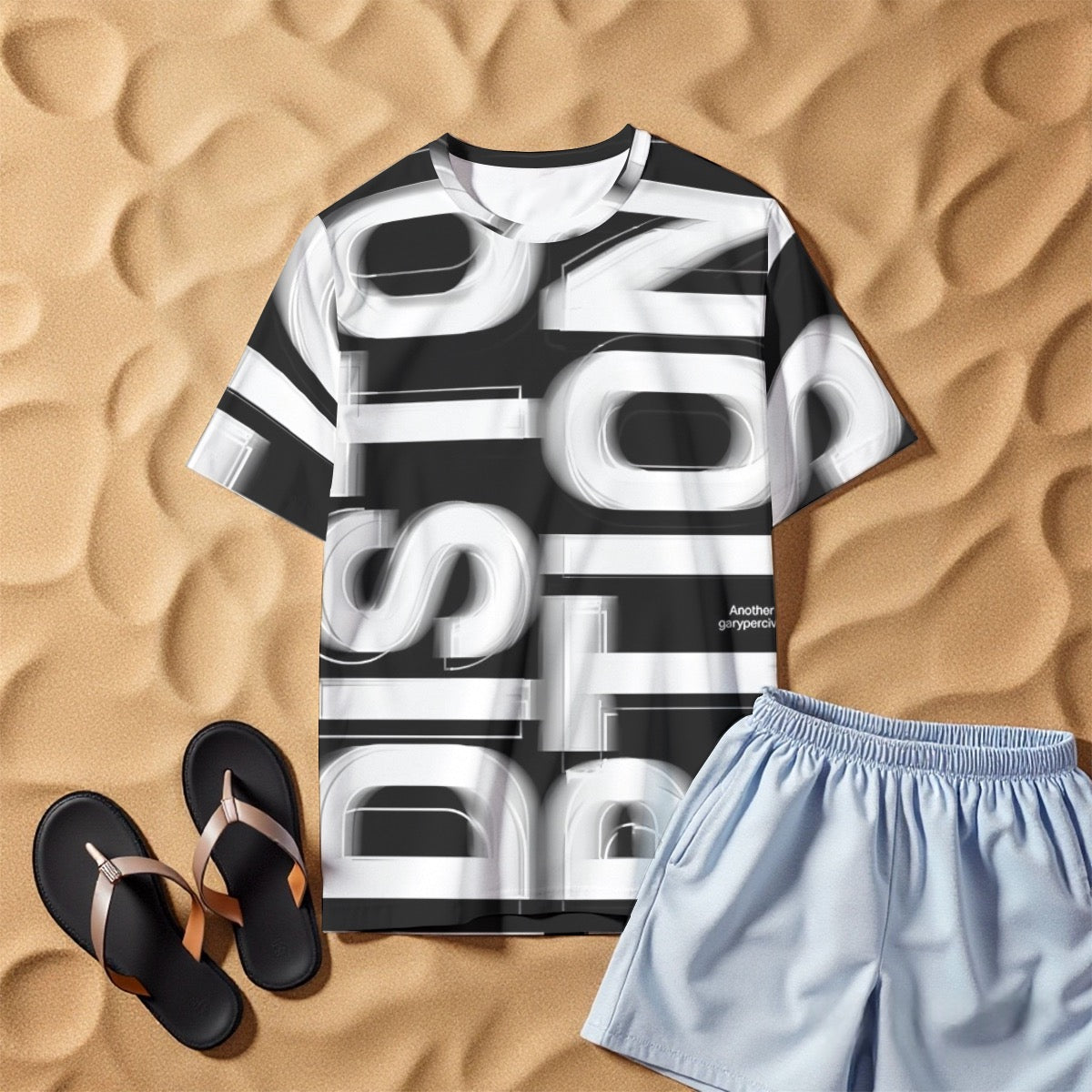 All-Over Print Men's O-Neck T-Shirt | 190GSM Cotton