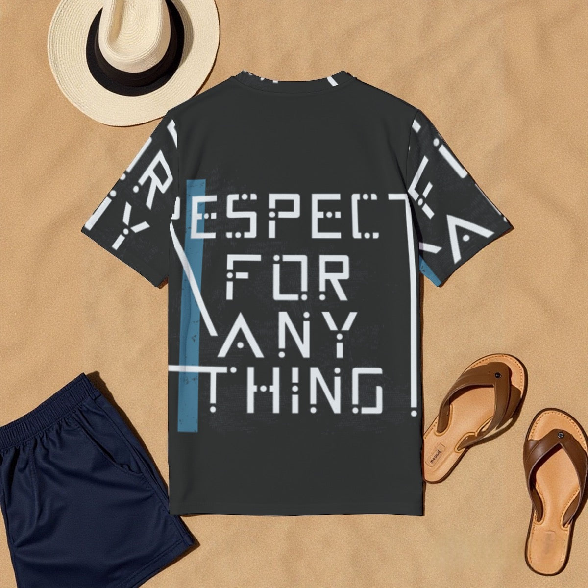 All-Over Print Men's O-Neck T-Shirt | 190GSM Cotton