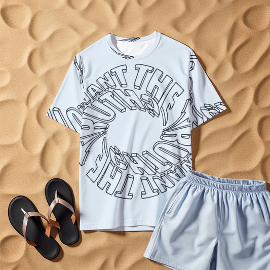 All-Over Print Men's O-Neck T-Shirt | 190GSM Cotton