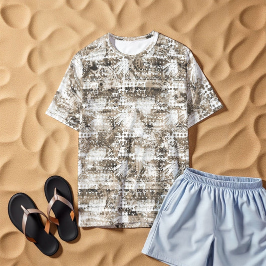 All-Over Print Men's O-Neck T-Shirt | 190GSM Cotton
