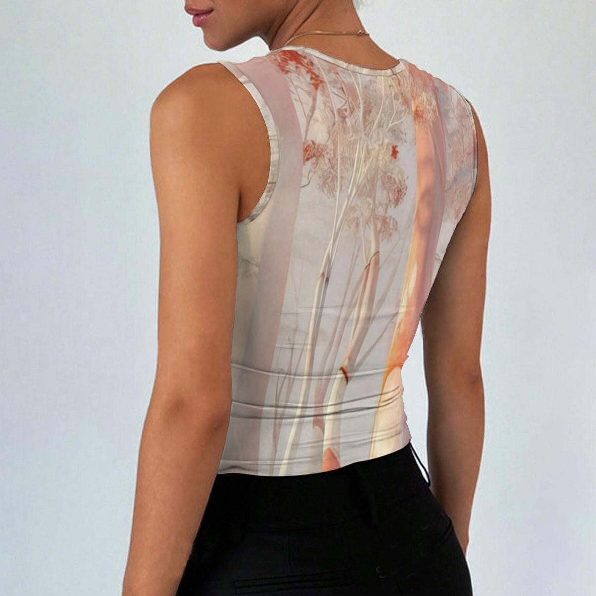 All-Over Print Women’s Sleeveless Square Neck Tank Top