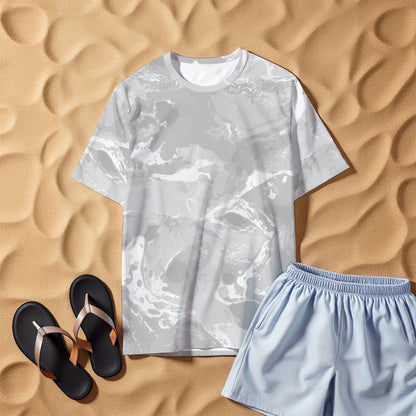 All-Over Print Men's O-Neck T-Shirt | 190GSM Cotton