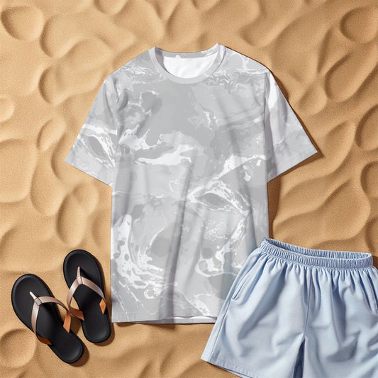 All-Over Print Men's O-Neck T-Shirt | 190GSM Cotton