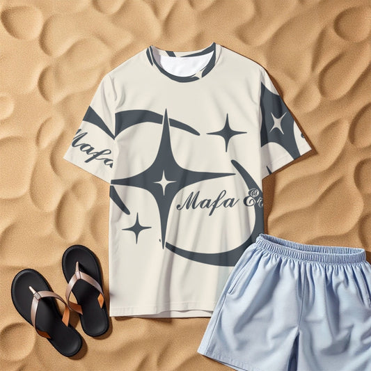 All-Over Print Men's O-Neck T-Shirt | 190GSM Cotton