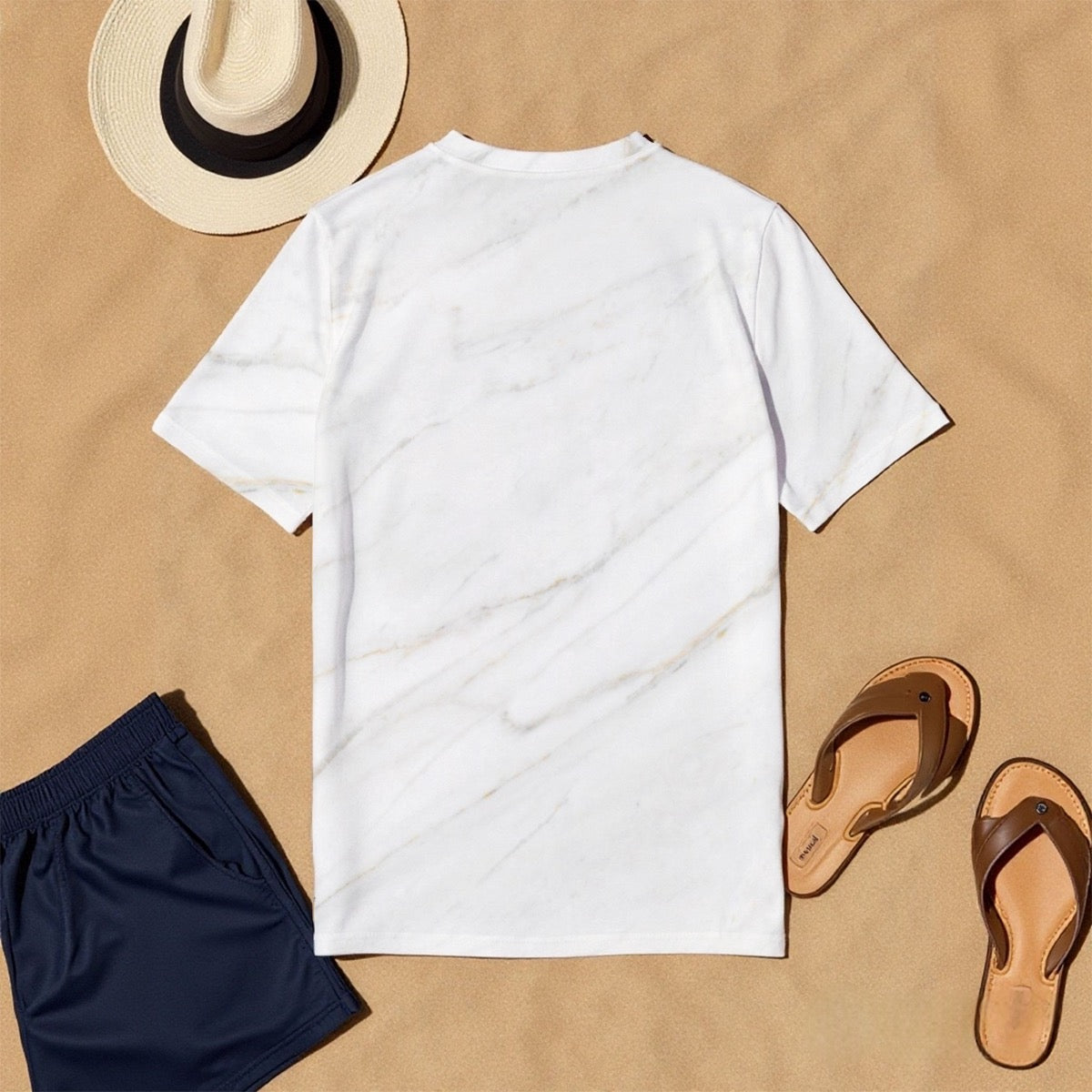 All-Over Print Men's O-Neck T-Shirt | 190GSM Cotton