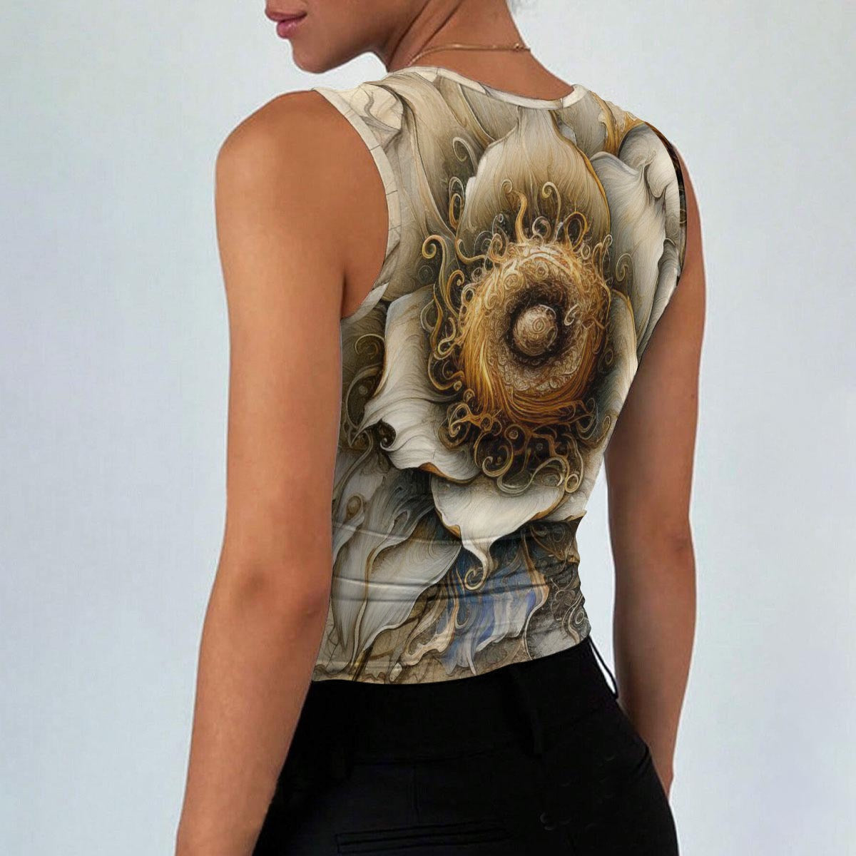 All-Over Print Women’s Sleeveless Square Neck Tank Top