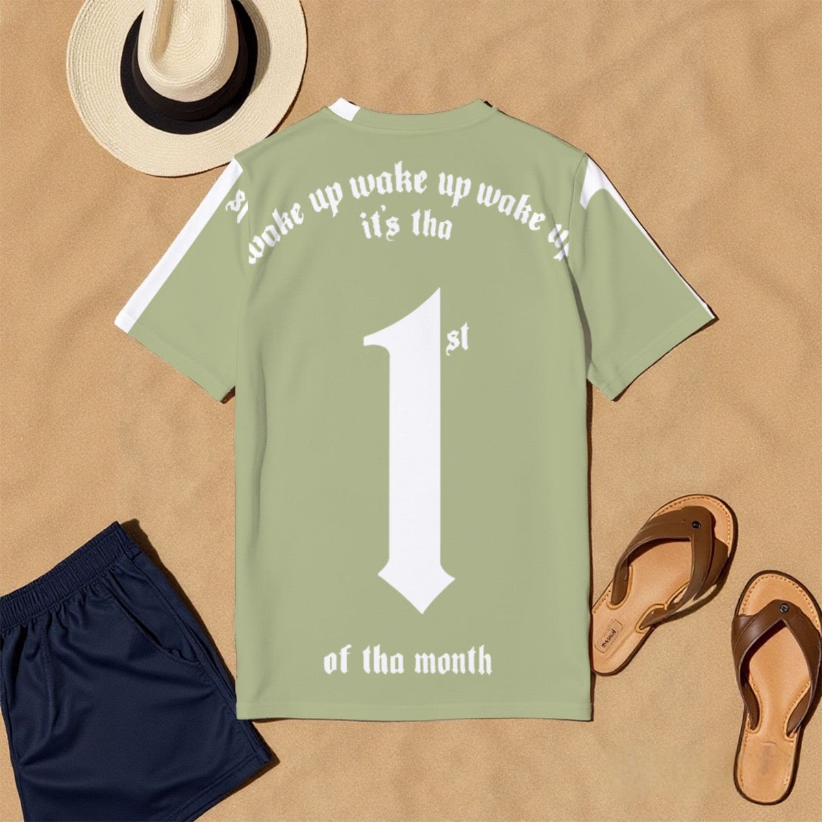 All-Over Print Men's O-Neck T-Shirt | 190GSM Cotton