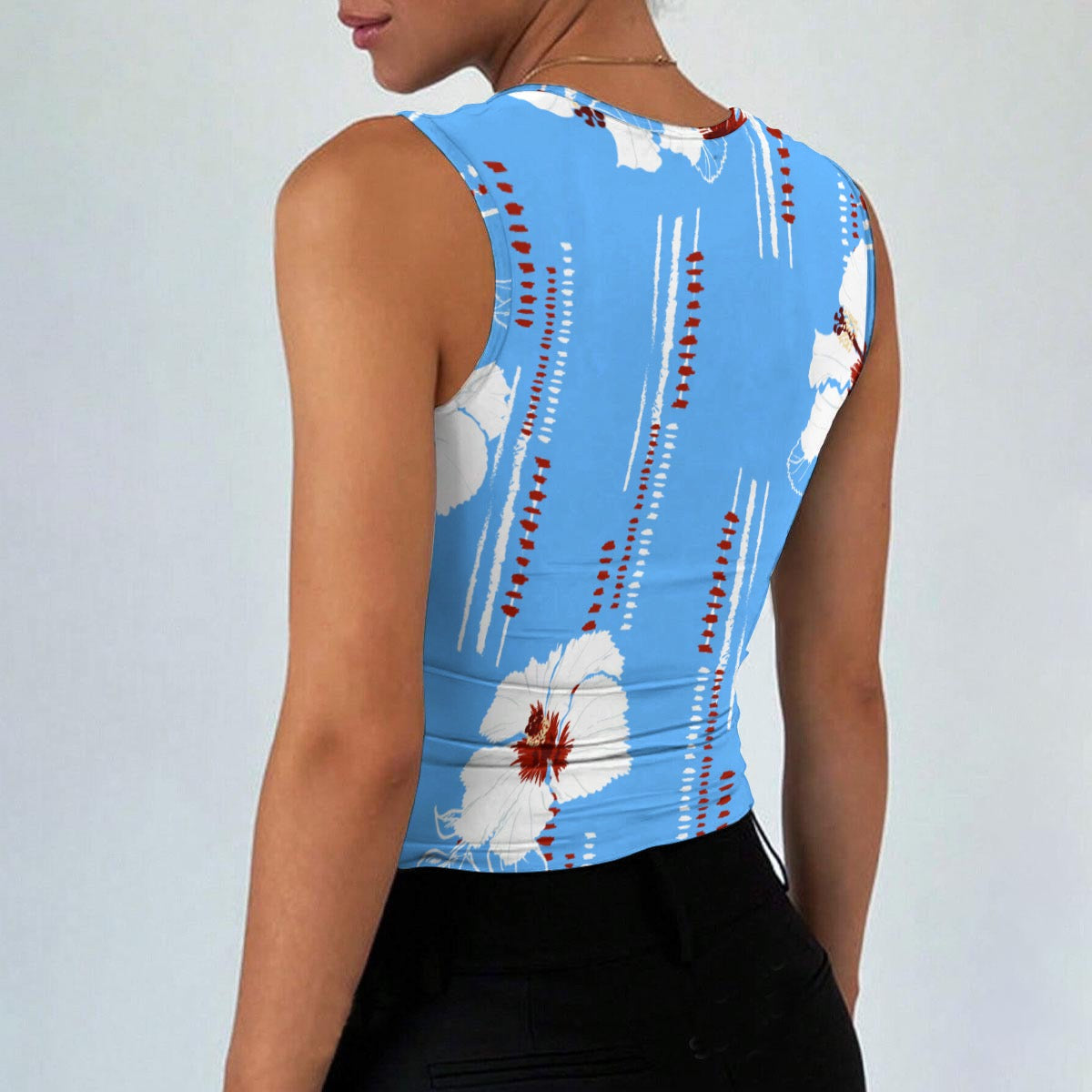 All-Over Print Women’s Sleeveless Square Neck Tank Top