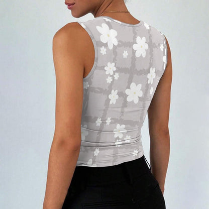 All-Over Print Women’s Sleeveless Square Neck Tank Top