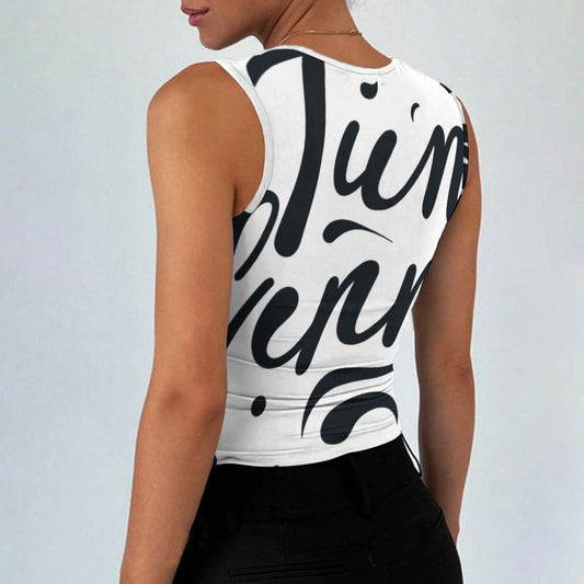 All-Over Print Women’s Sleeveless Square Neck Tank Top