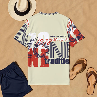 All-Over Print Men's O-Neck T-Shirt | 190GSM Cotton