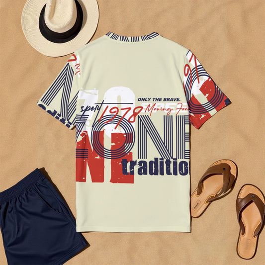 All-Over Print Men's O-Neck T-Shirt | 190GSM Cotton