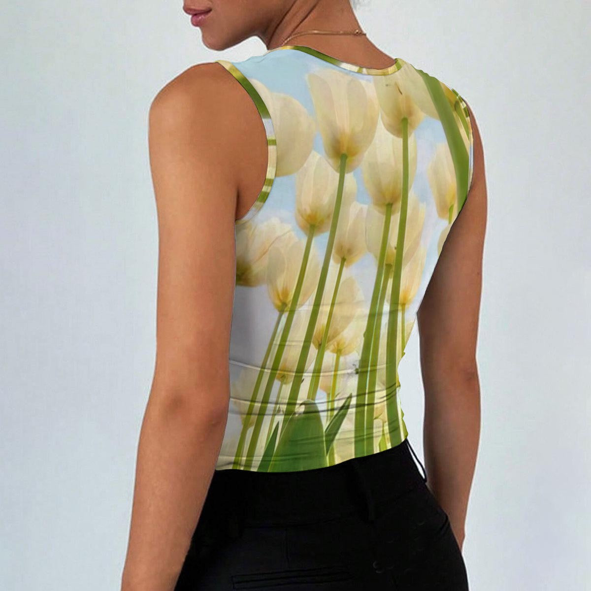 All-Over Print Women’s Sleeveless Square Neck Tank Top