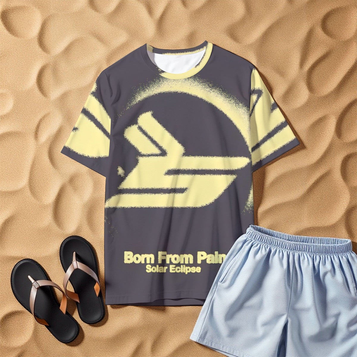 All-Over Print Men's O-Neck T-Shirt | 190GSM Cotton