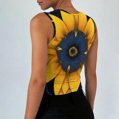 All-Over Print Women’s Sleeveless Square Neck Tank Top
