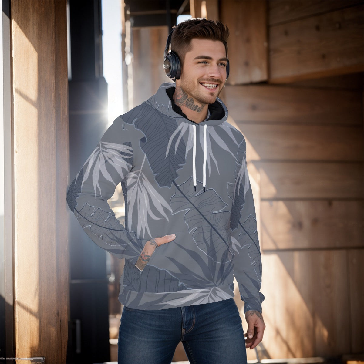 All-Over Print Men's Pullover Hoodie