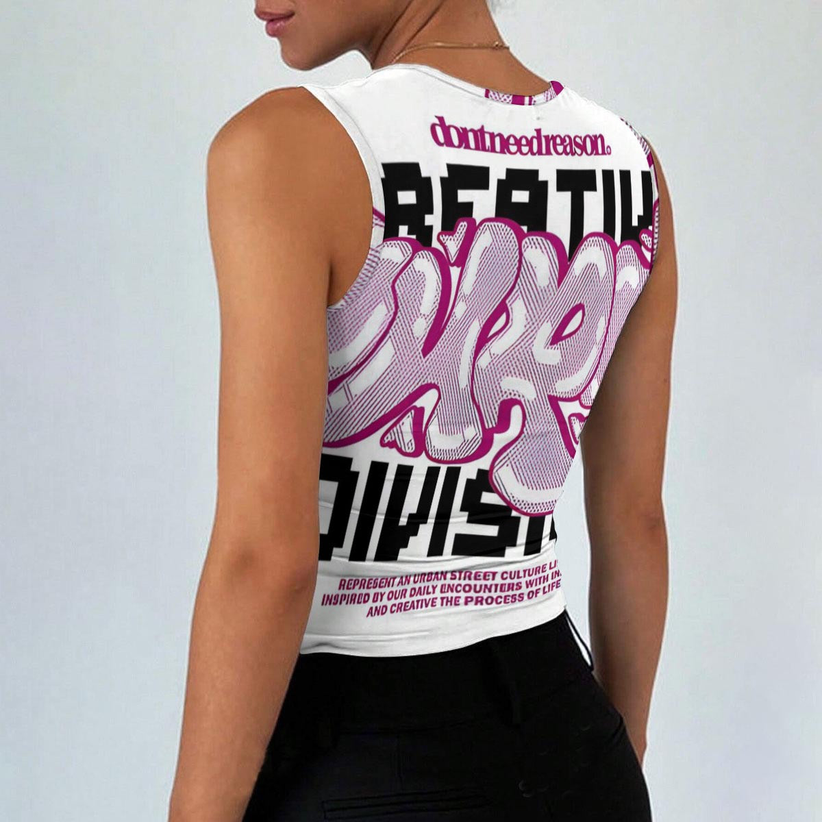 All-Over Print Women’s Sleeveless Square Neck Tank Top