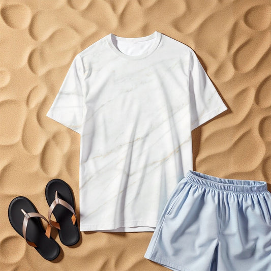 All-Over Print Men's O-Neck T-Shirt | 190GSM Cotton