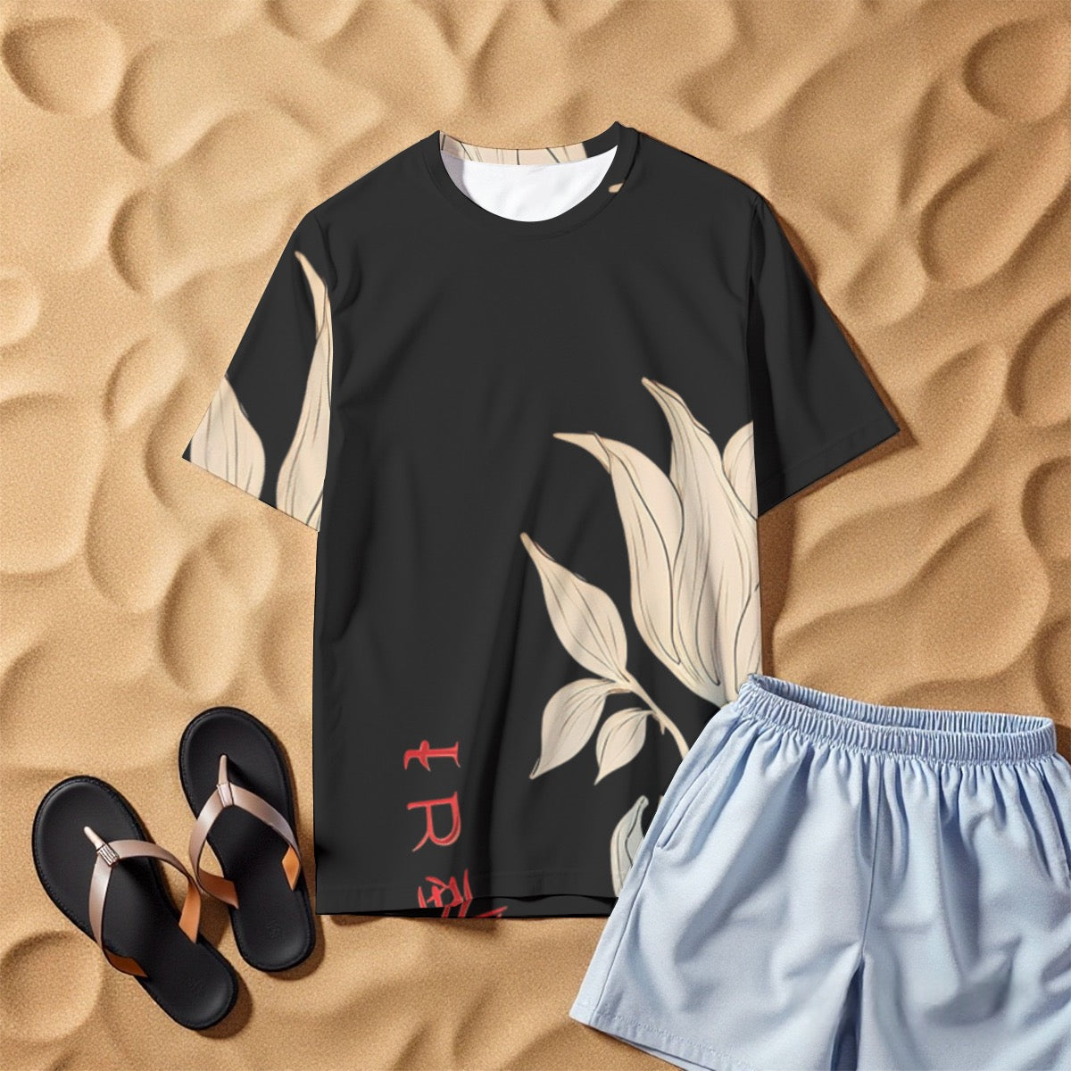 All-Over Print Men's O-Neck T-Shirt | 190GSM Cotton