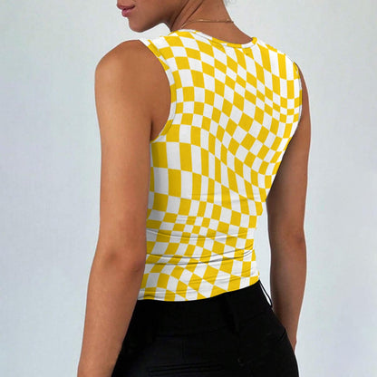 All-Over Print Women’s Sleeveless Square Neck Tank Top
