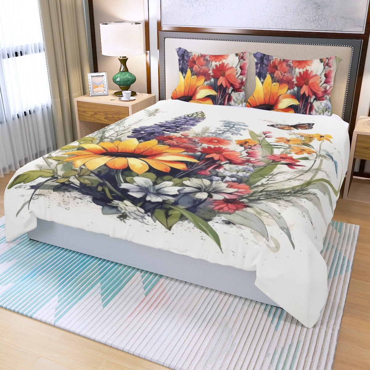 Three Piece Duvet Bedding Set