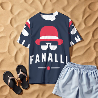 All-Over Print Men's O-Neck T-Shirt | 190GSM Cotton