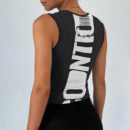 All-Over Print Women’s Sleeveless Square Neck Tank Top
