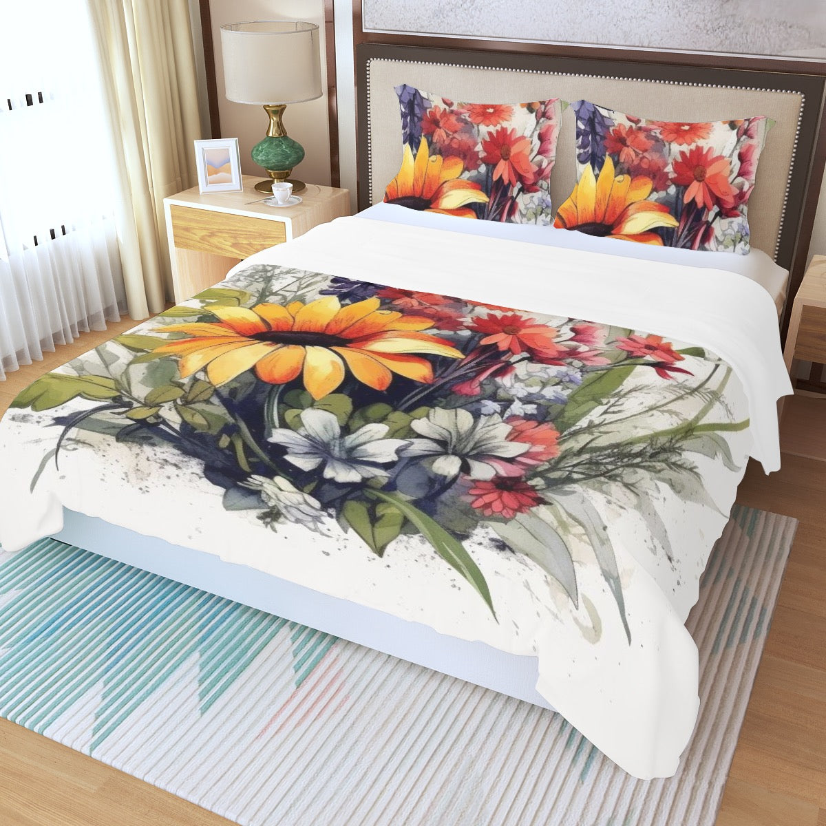 Three Piece Duvet Bedding Set
