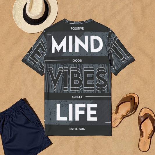 All-Over Print Men's O-Neck T-Shirt | 190GSM Cotton