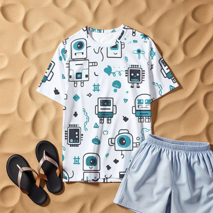 All-Over Print Men's O-Neck T-Shirt | 190GSM Cotton