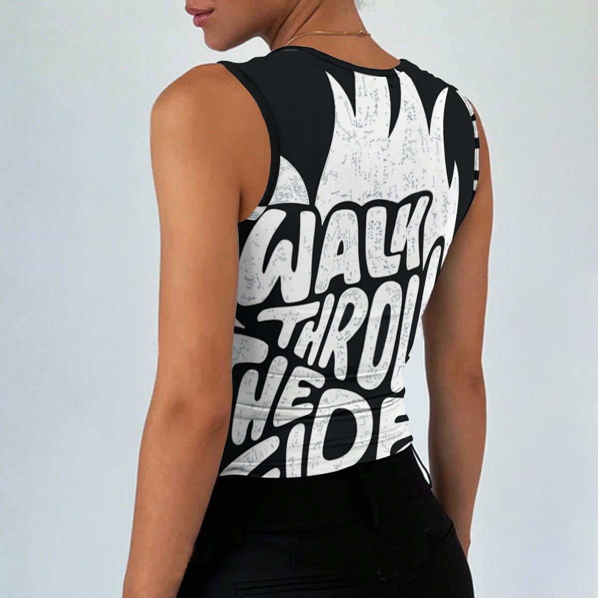All-Over Print Women’s Sleeveless Square Neck Tank Top