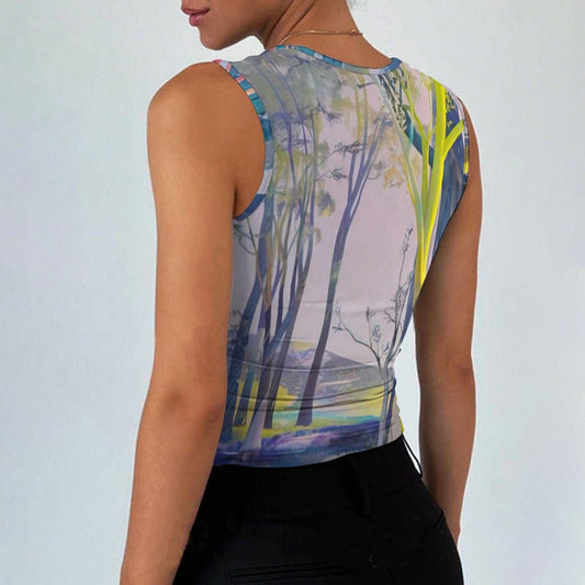 All-Over Print Women’s Sleeveless Square Neck Tank Top