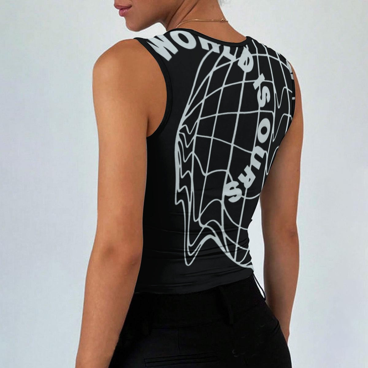 All-Over Print Women’s Sleeveless Square Neck Tank Top