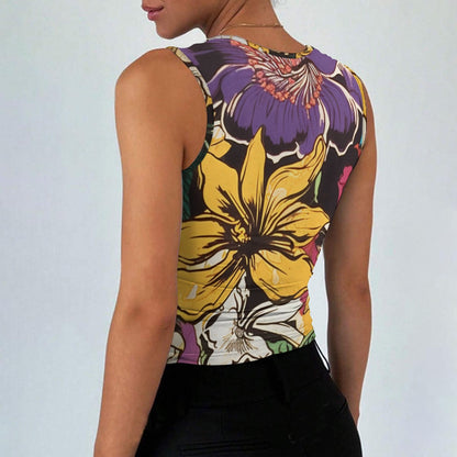 All-Over Print Women’s Sleeveless Square Neck Tank Top