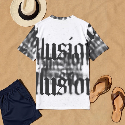 All-Over Print Men's O-Neck T-Shirt | 190GSM Cotton