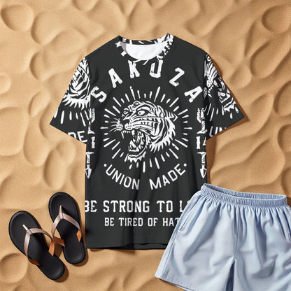 All-Over Print Men's O-Neck T-Shirt | 190GSM Cotton