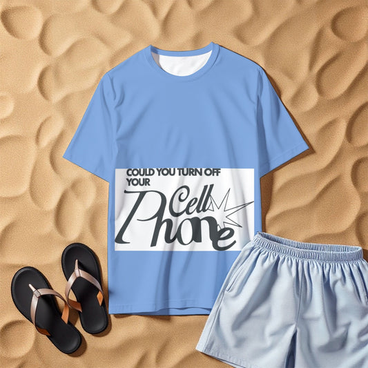 All-Over Print Men's O-Neck T-Shirt | 190GSM Cotton