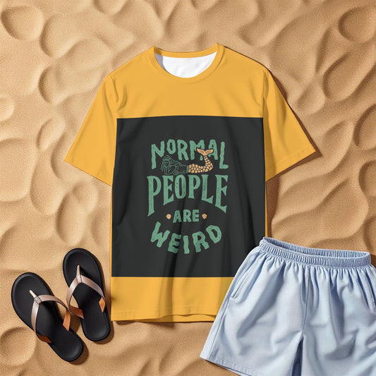 All-Over Print Men's O-Neck T-Shirt | 190GSM Cotton