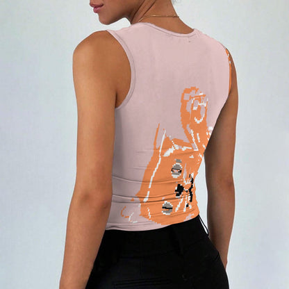 All-Over Print Women’s Sleeveless Square Neck Tank Top