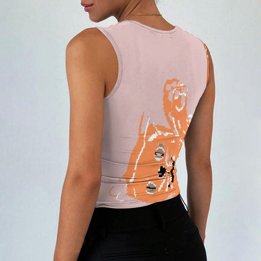 All-Over Print Women’s Sleeveless Square Neck Tank Top