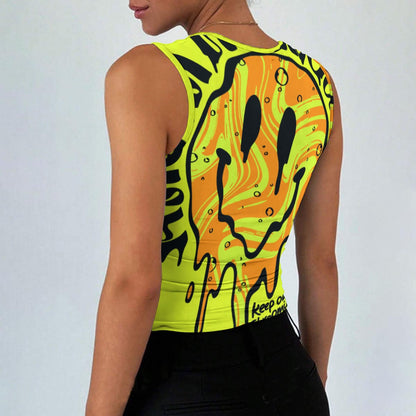 All-Over Print Women’s Sleeveless Square Neck Tank Top
